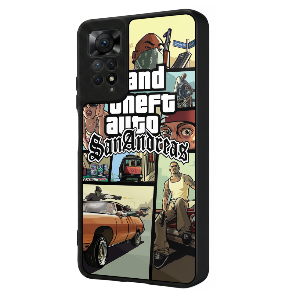 Xiaomi Redmi Note 11 Pro Uyumlu GTA Tasarımlı Glossy Premium Kılıf