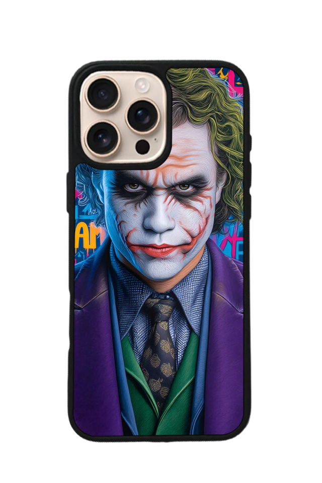 iPhone 15 Pro Max Uyumlu Joker Tasarımlı Glossy Premium Kılıf
