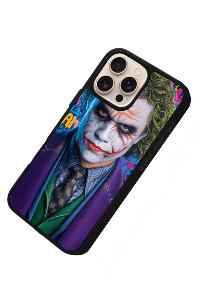 iPhone 15 Pro Max Uyumlu Joker Tasarımlı Glossy Premium Kılıf