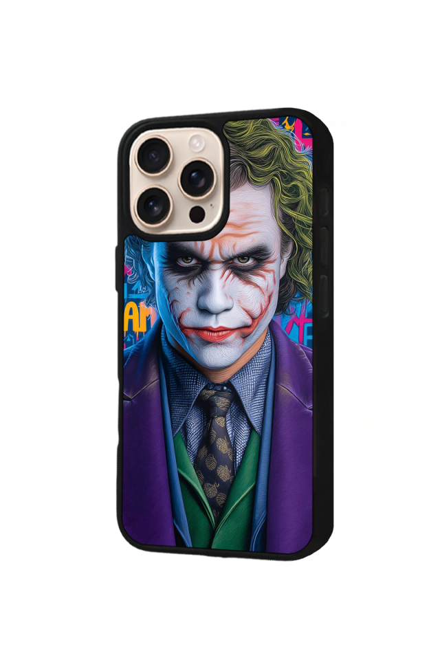 iPhone 15 Pro Max Uyumlu Joker Tasarımlı Glossy Premium Kılıf