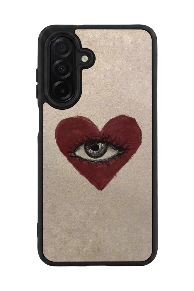 Samsung Galaxy A56 Uyumlu Kalp Love Tasarımlı Glossy Premium Kılıf
