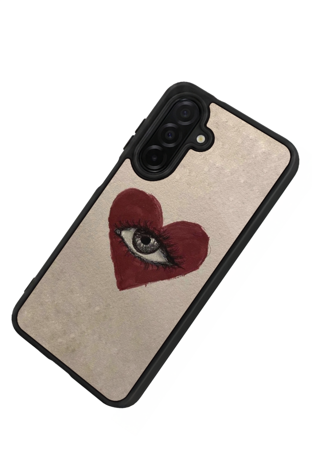 Samsung Galaxy A56 Uyumlu Kalp Love Tasarımlı Glossy Premium Kılıf