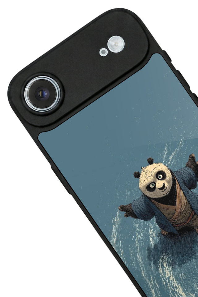 iPhone 17 Air Uyumlu Kung Fu Panda Tasarımlı Glossy Premium Kılıf