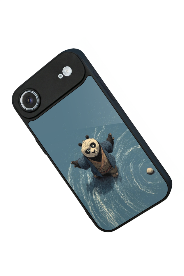 iPhone 17 Air Uyumlu Kung Fu Panda Tasarımlı Glossy Premium Kılıf