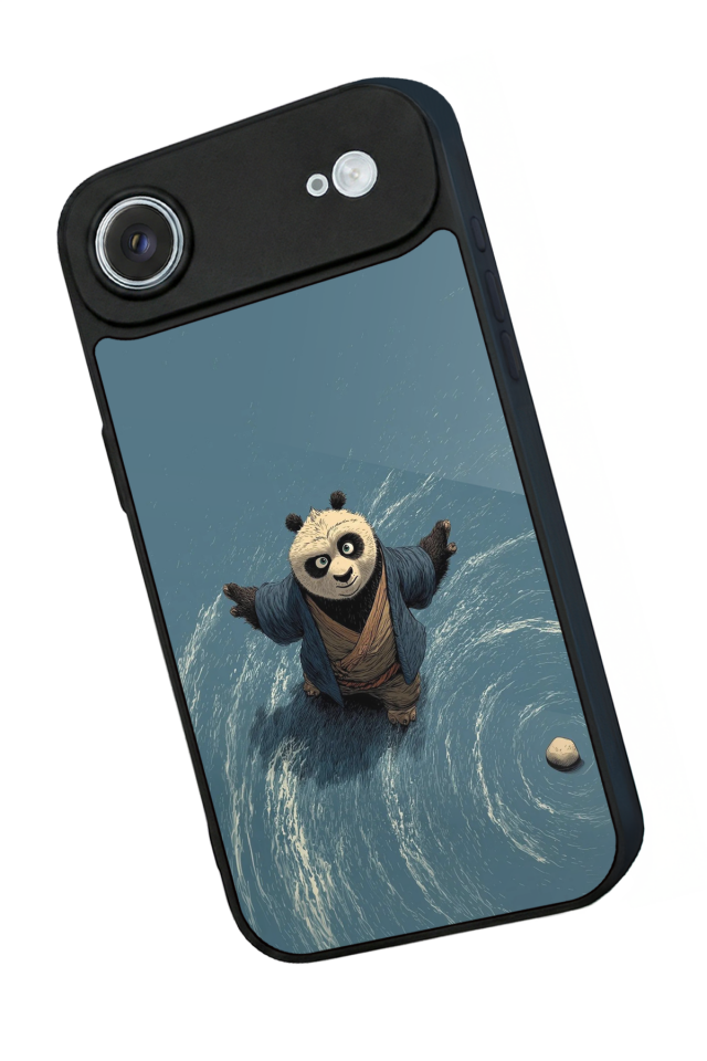 iPhone 17 Air Uyumlu Kung Fu Panda Tasarımlı Glossy Premium Kılıf