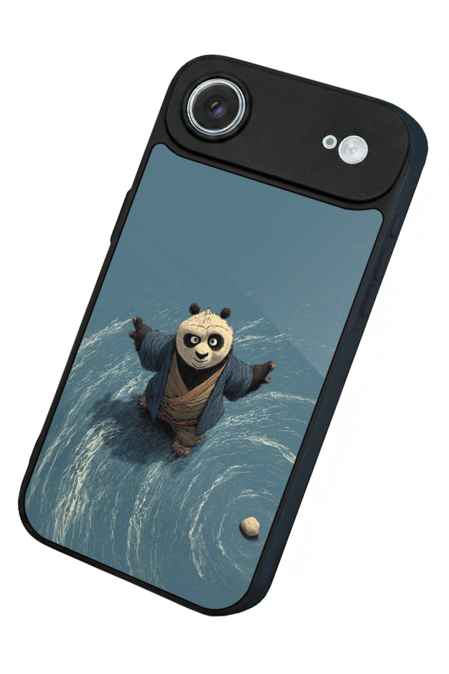 iPhone 17 Air Uyumlu Kung Fu Panda Tasarımlı Glossy Premium Kılıf