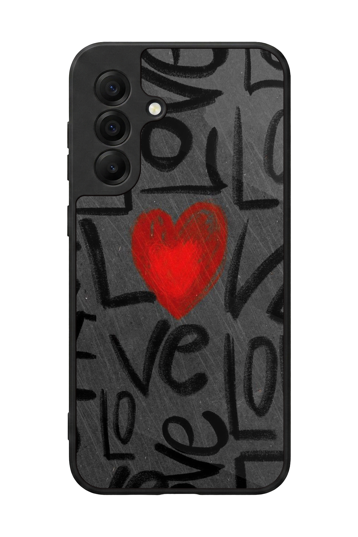 Samsung Galaxy A17 Uyumlu Love Tasarımlı Glossy Premium Kılıf