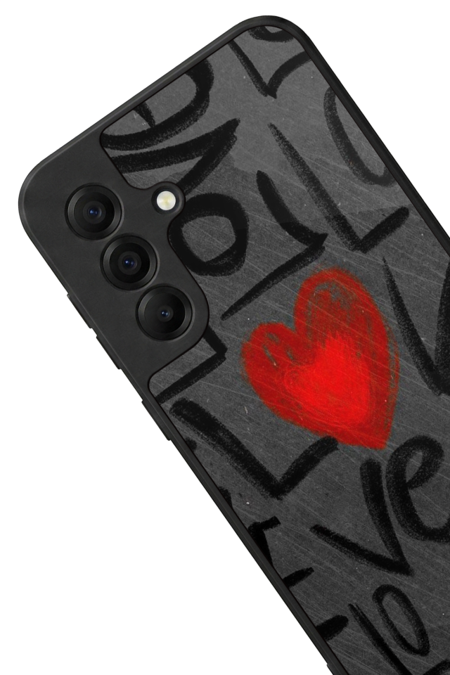 Samsung Galaxy A17 Uyumlu Love Tasarımlı Glossy Premium Kılıf