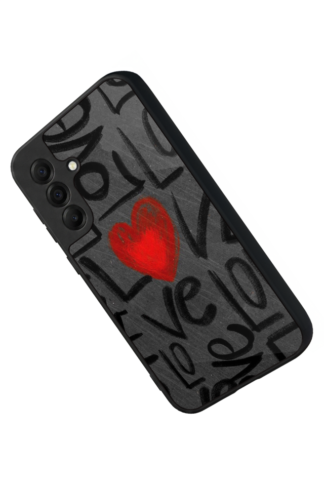 Samsung Galaxy A17 Uyumlu Love Tasarımlı Glossy Premium Kılıf