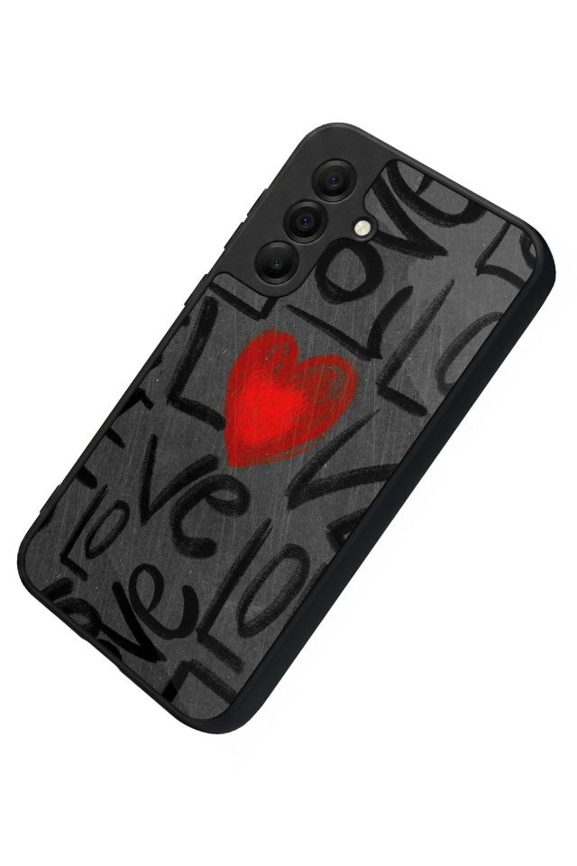Samsung Galaxy A17 Uyumlu Love Tasarımlı Glossy Premium Kılıf
