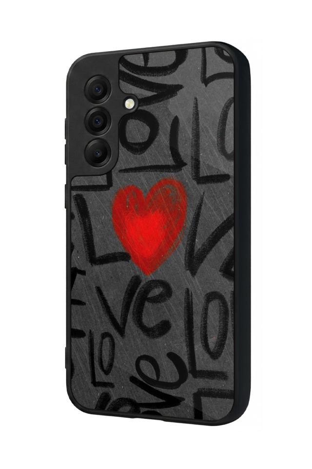 Samsung Galaxy A17 Uyumlu Love Tasarımlı Glossy Premium Kılıf