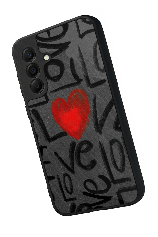 Samsung Galaxy A17 Uyumlu Love Tasarımlı Glossy Premium Kılıf