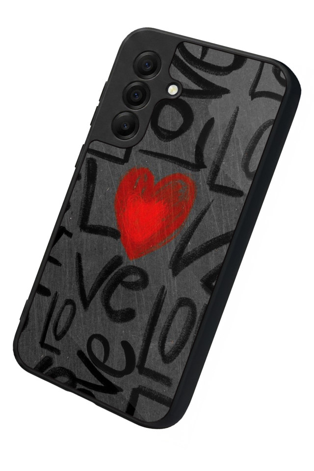 Samsung Galaxy A17 Uyumlu Love Tasarımlı Glossy Premium Kılıf