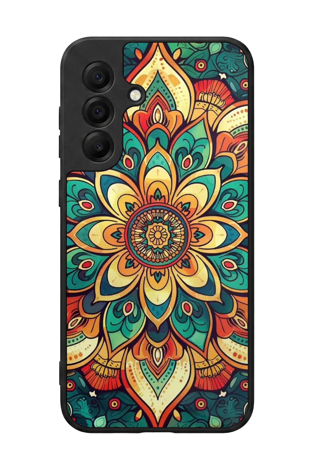 Samsung Galaxy A17 Uyumlu Mandala Tasarımlı Glossy Premium Kılıf