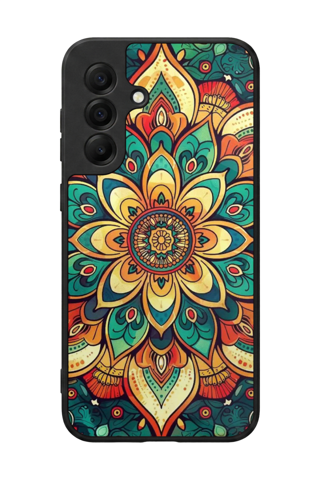 Samsung Galaxy A17 Uyumlu Mandala Tasarımlı Glossy Premium Kılıf