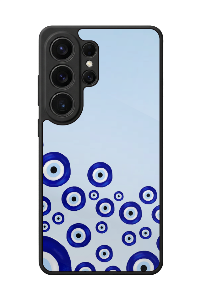 Samsung Galaxy S26 Ultra Uyumlu Nazar Tasarımlı Glossy Premium Kılıf