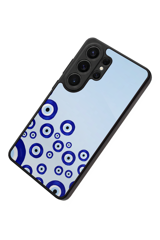 Samsung Galaxy S26 Ultra Uyumlu Nazar Tasarımlı Glossy Premium Kılıf