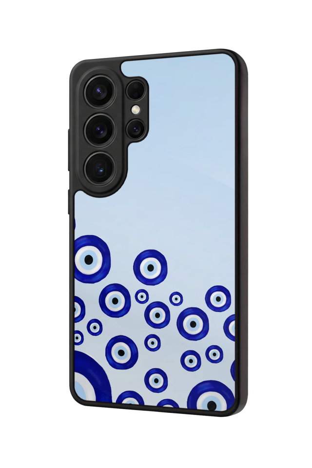 Samsung Galaxy S26 Ultra Uyumlu Nazar Tasarımlı Glossy Premium Kılıf