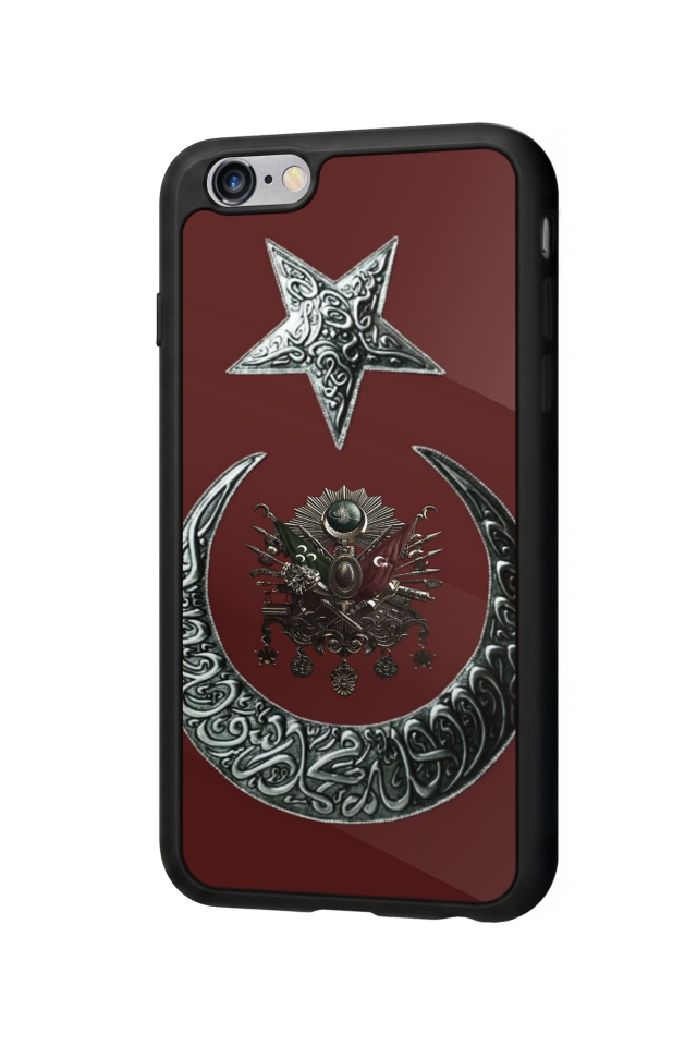 iPhone 6s Plus Uyumlu Osmanli Tugrasi Tasarımlı Glossy Premium Kılıf
