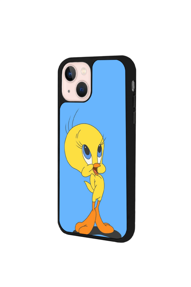 iPhone 15 Uyumlu Tweety Tasarımlı Glossy Premium Kılıf