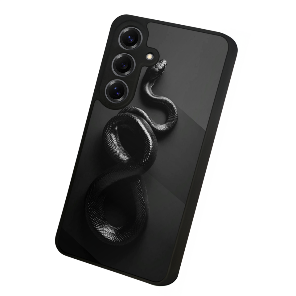 Samsung Galaxy S25 Uyumlu Yılan Tasarımlı Glossy Premium Kılıf