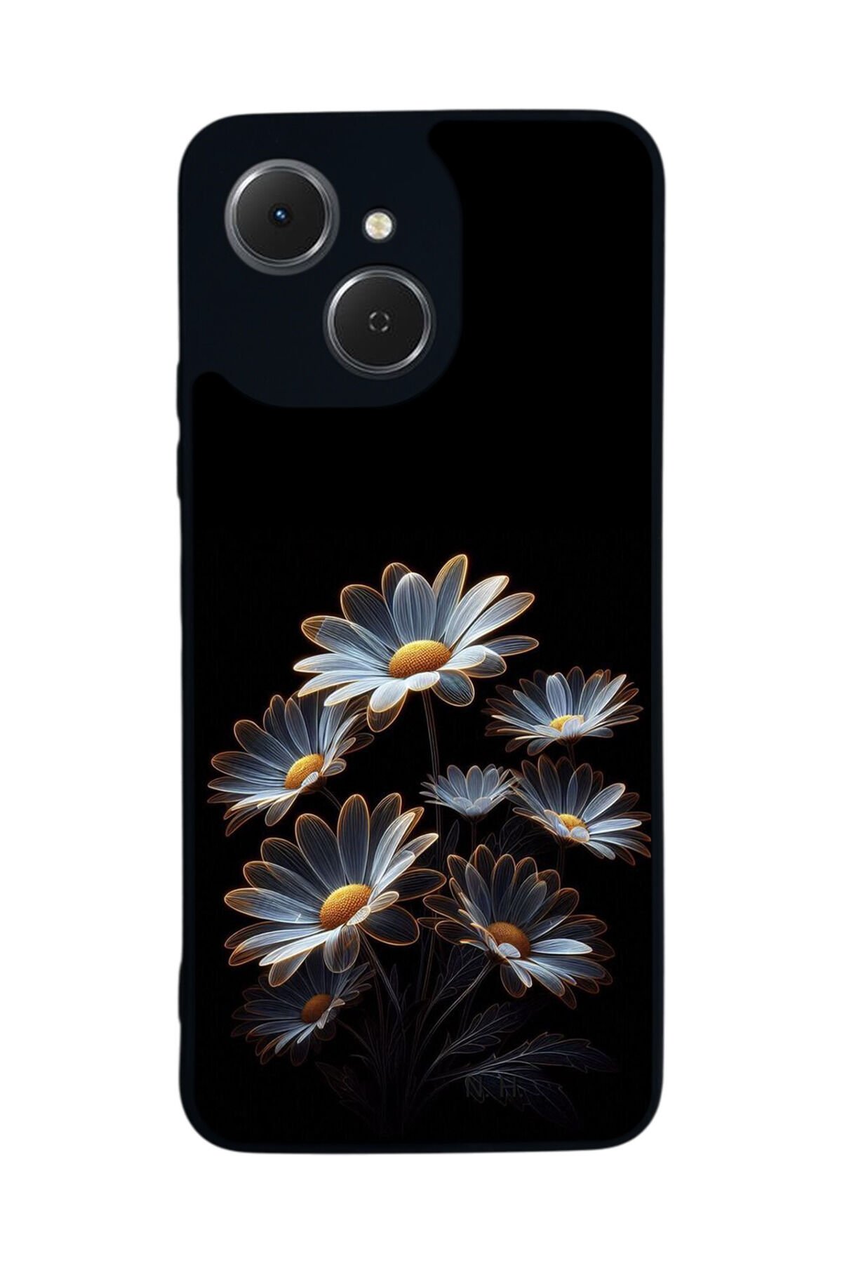 Tecno Spark 40C Uyumlu Cicek Tasarımlı Glossy Premium Kılıf