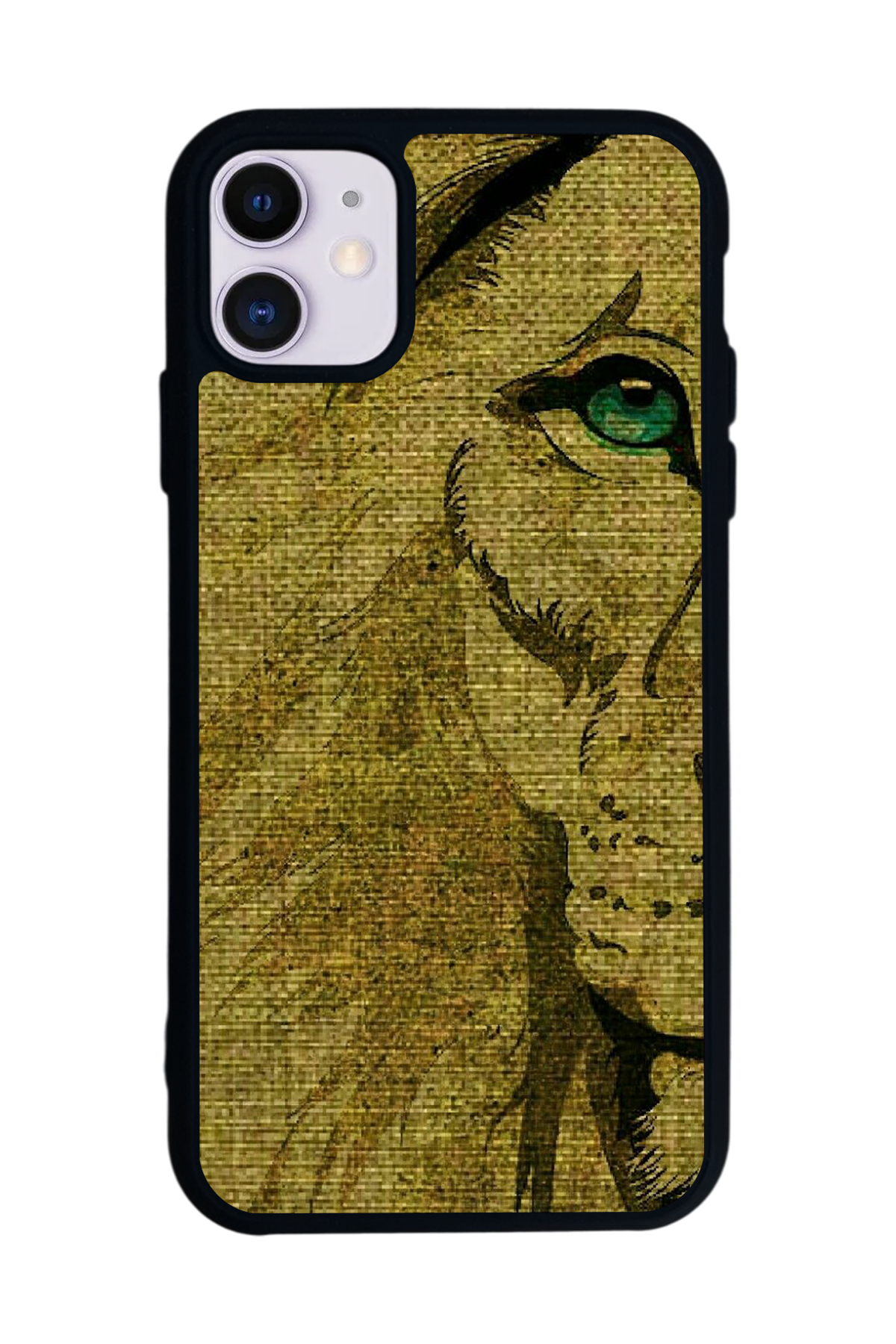 iPhone 11 Uyumlu Aslan Tasarımlı Glossy Premium Kılıf