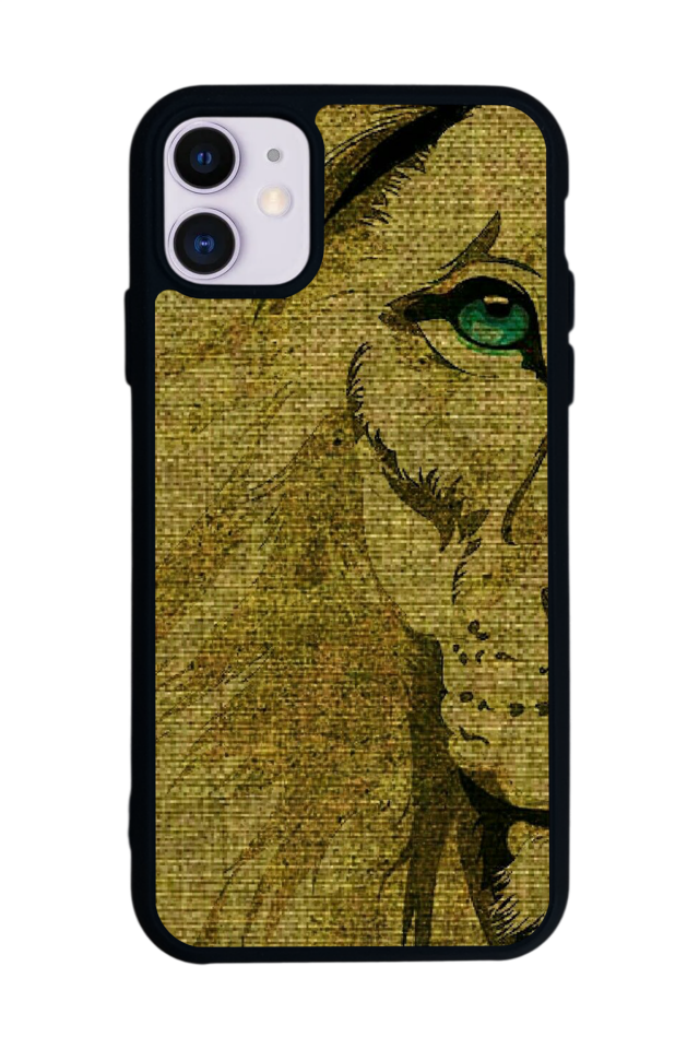 iPhone 11 Uyumlu Aslan Tasarımlı Glossy Premium Kılıf