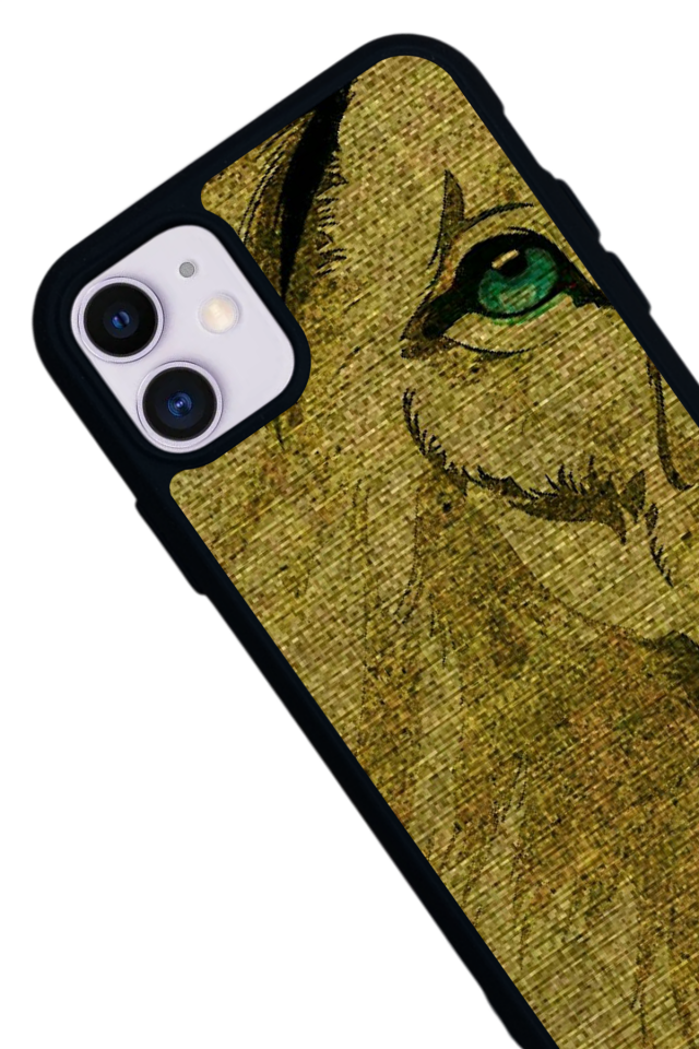 iPhone 11 Uyumlu Aslan Tasarımlı Glossy Premium Kılıf