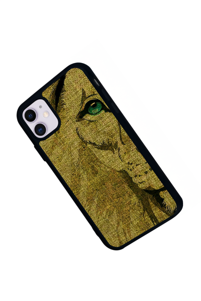 iPhone 11 Uyumlu Aslan Tasarımlı Glossy Premium Kılıf
