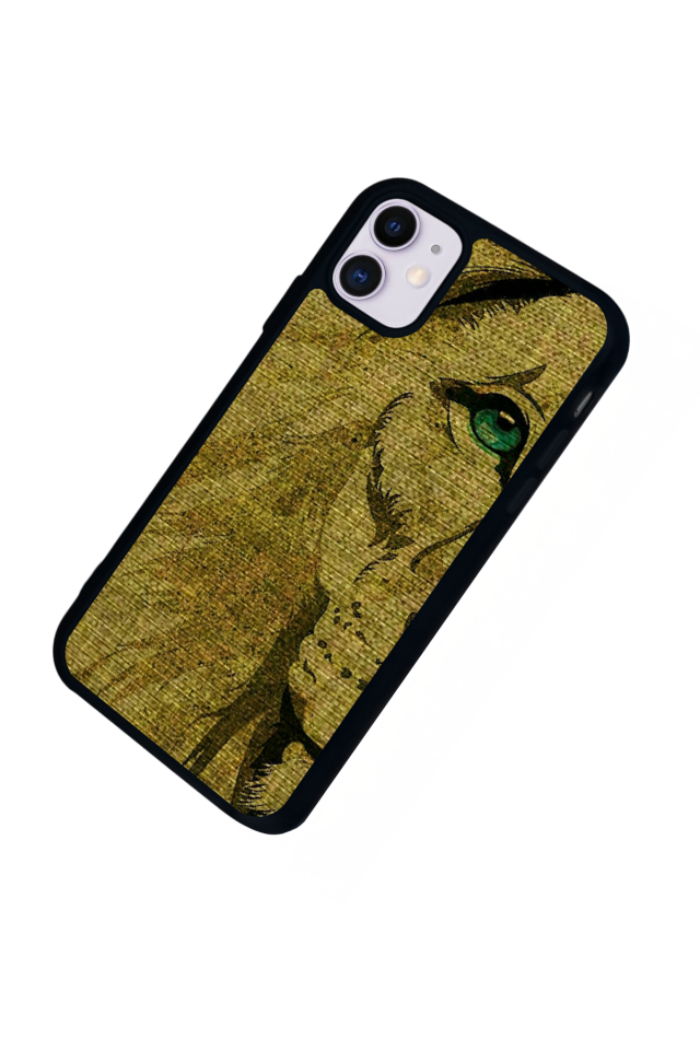 iPhone 11 Uyumlu Aslan Tasarımlı Glossy Premium Kılıf