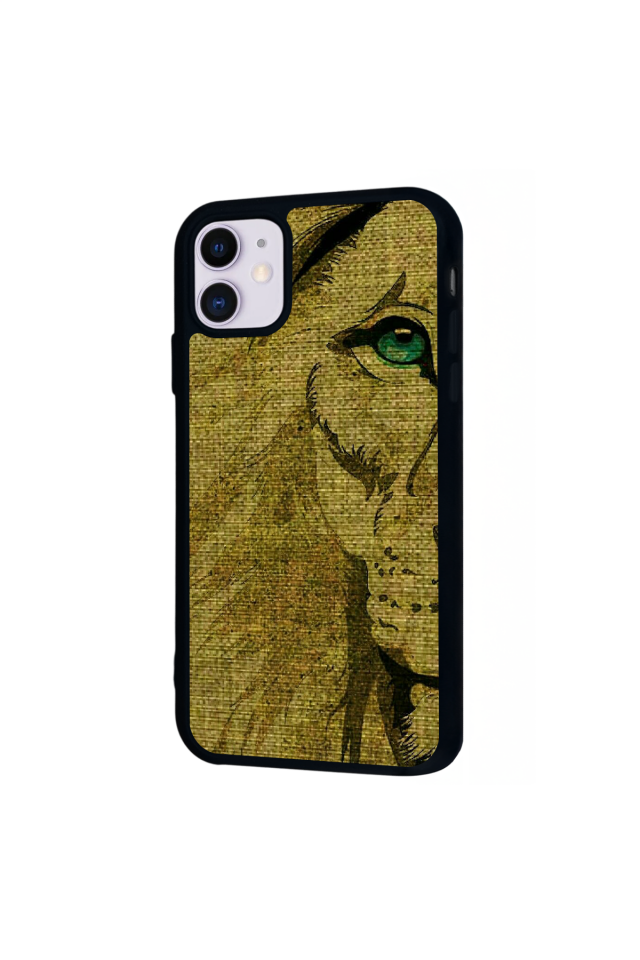 iPhone 11 Uyumlu Aslan Tasarımlı Glossy Premium Kılıf