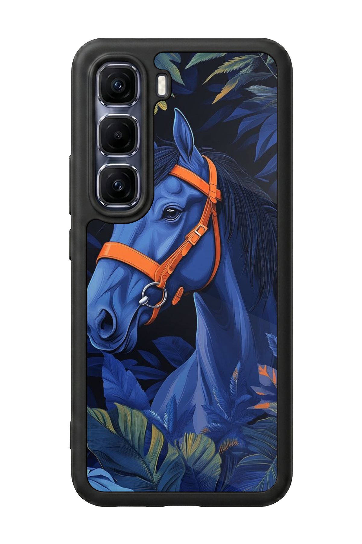 Infinix Hot 60 Pro Plus Uyumlu At Horse Tasarımlı Glossy Premium Kılıf