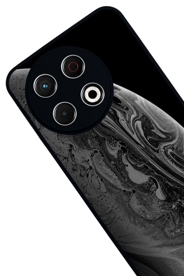 Tecno Spark 30 Pro Uyumlu Ay Tasarımlı Glossy Premium Kılıf