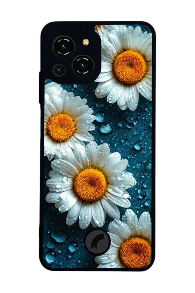 Reeder S23 Pro Max Uyumlu Cicek Tasarımlı Glossy Premium Kılıf