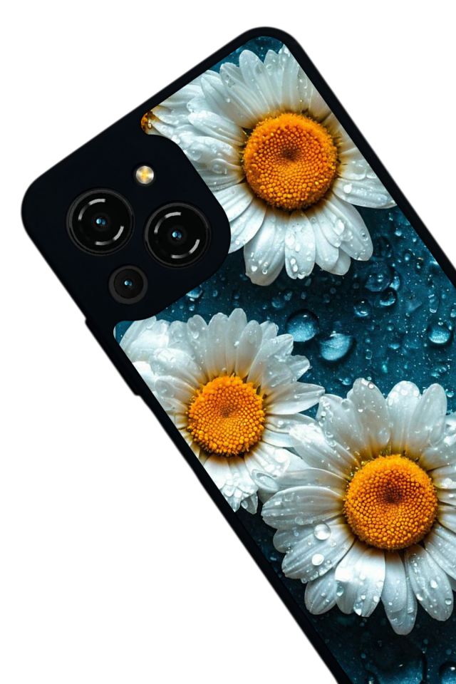 Reeder S23 Pro Max Uyumlu Cicek Tasarımlı Glossy Premium Kılıf