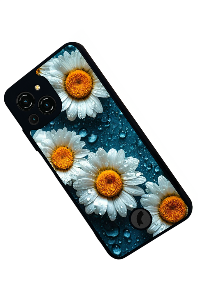 Reeder S23 Pro Max Uyumlu Cicek Tasarımlı Glossy Premium Kılıf