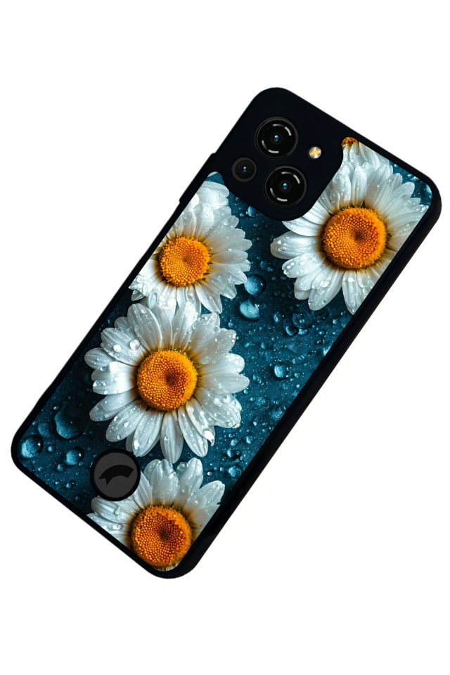 Reeder S23 Pro Max Uyumlu Cicek Tasarımlı Glossy Premium Kılıf