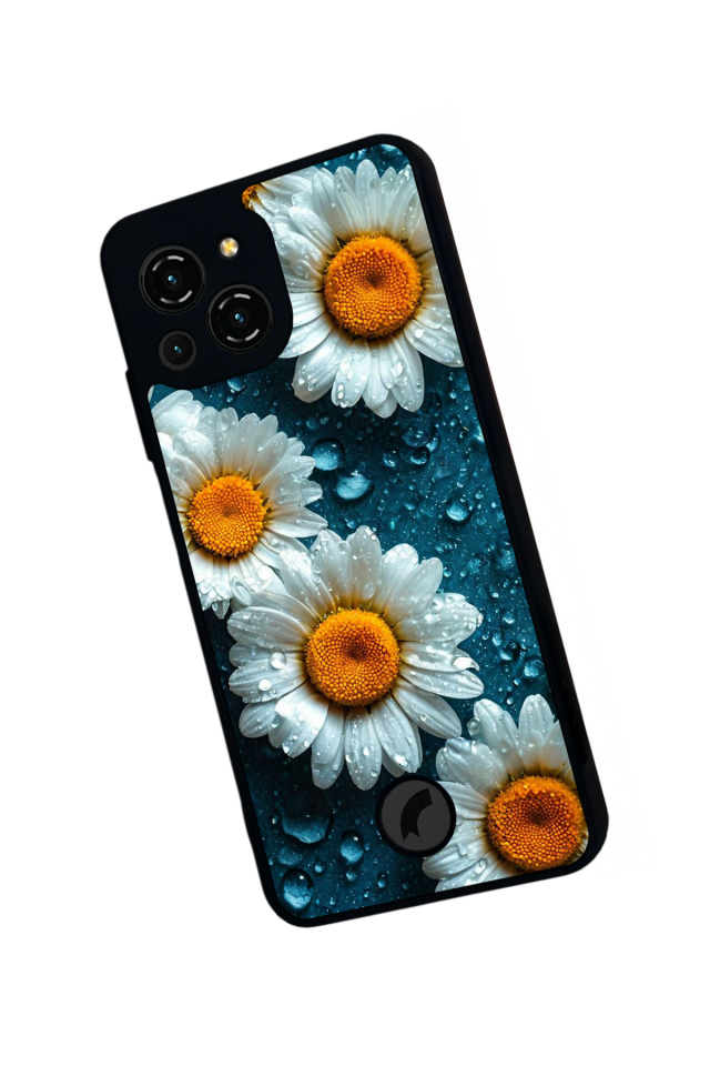 Reeder S23 Pro Max Uyumlu Cicek Tasarımlı Glossy Premium Kılıf