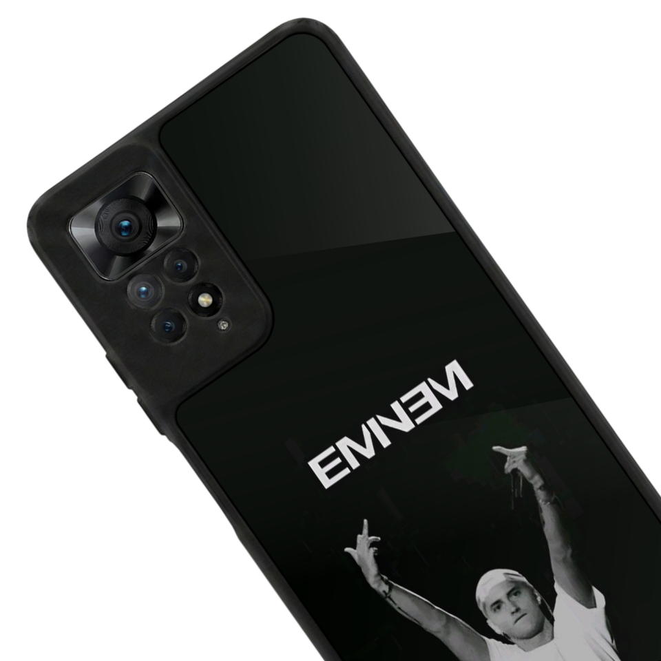 Xiaomi Redmi Note 12 Pro Uyumlu Eminem Tasarımlı Glossy Premium Kılıf