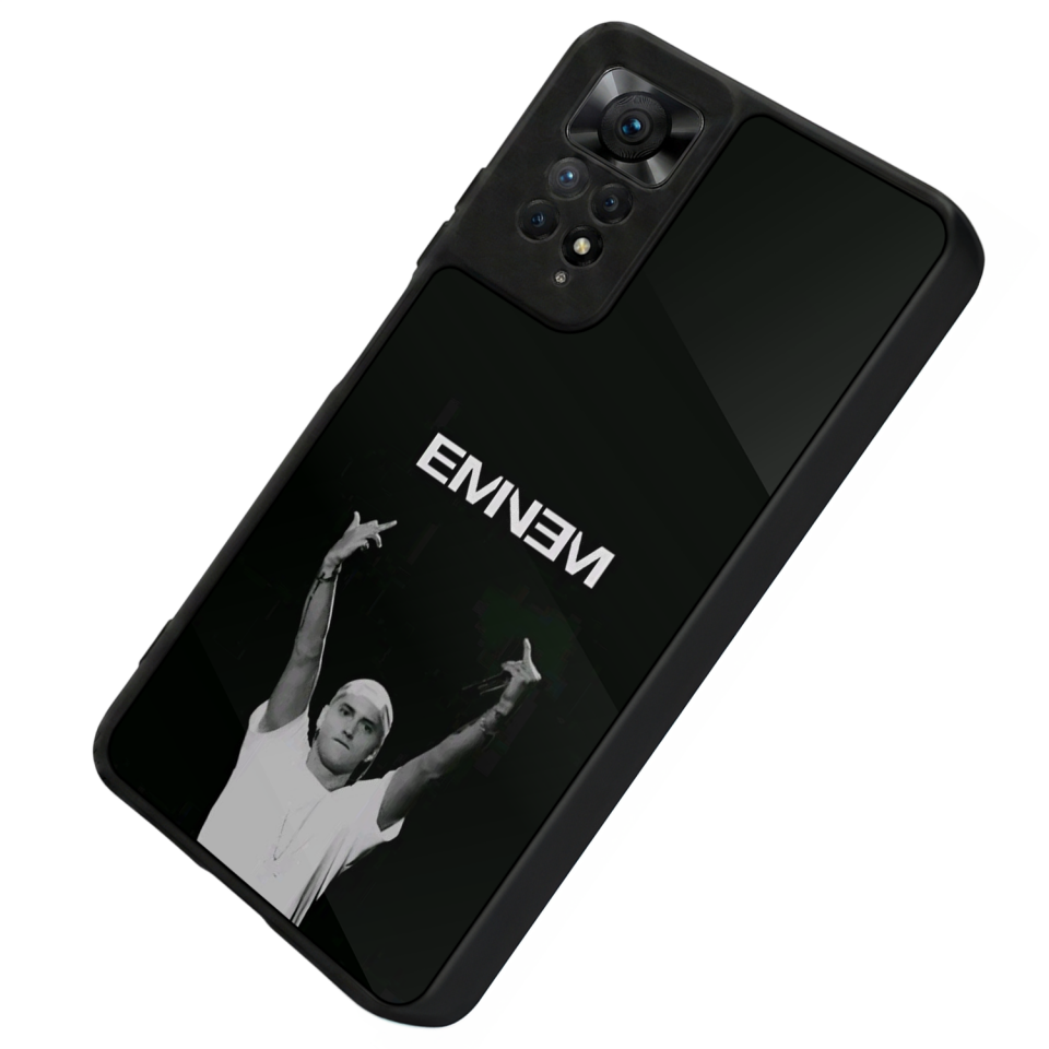 Xiaomi Redmi Note 12 Pro Uyumlu Eminem Tasarımlı Glossy Premium Kılıf