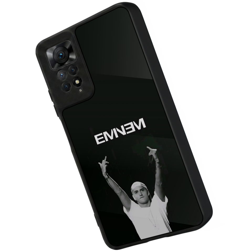 Xiaomi Redmi Note 12 Pro Uyumlu Eminem Tasarımlı Glossy Premium Kılıf