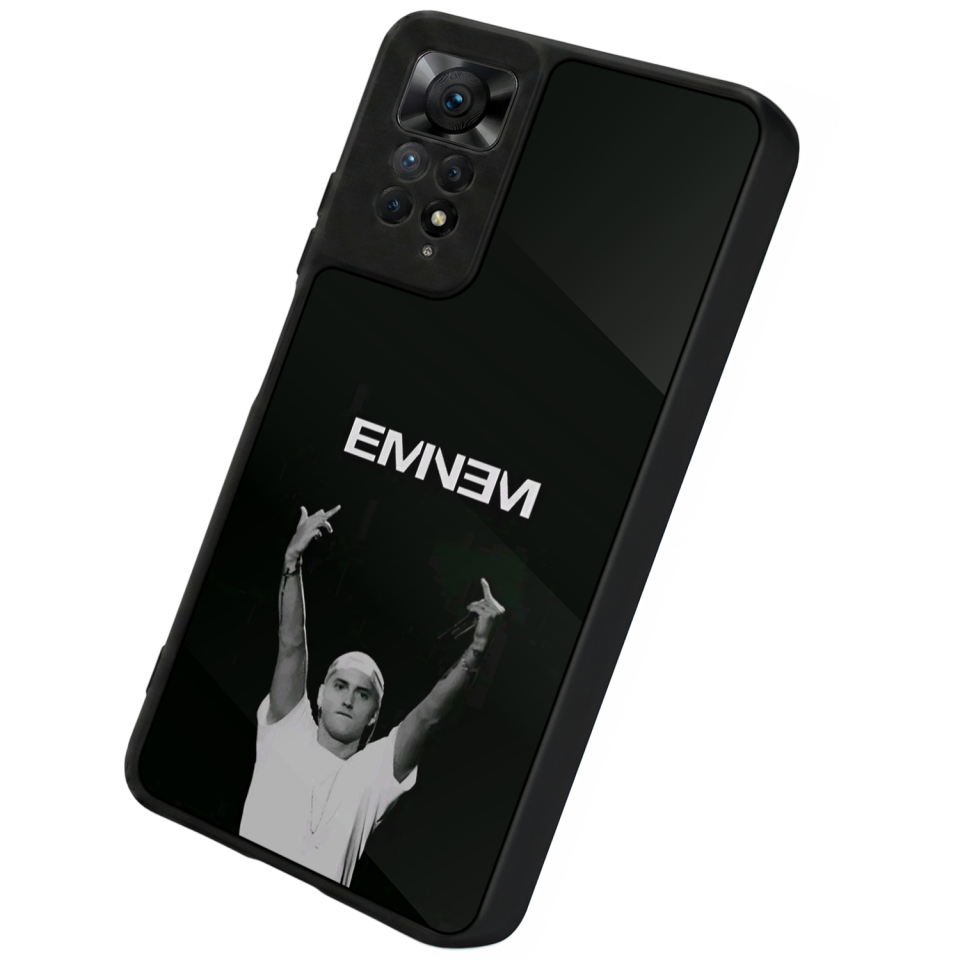 Xiaomi Redmi Note 12 Pro Uyumlu Eminem Tasarımlı Glossy Premium Kılıf