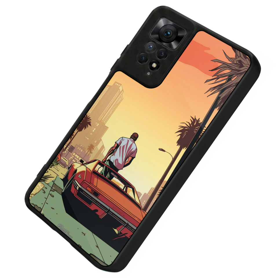 Xiaomi Redmi Note 11 Pro Uyumlu GTA Tasarımlı Glossy Premium Kılıf
