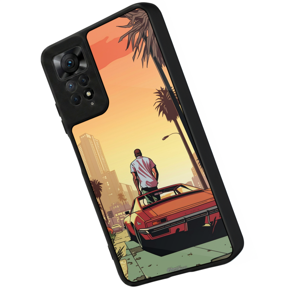 Xiaomi Redmi Note 11 Pro Uyumlu GTA Tasarımlı Glossy Premium Kılıf