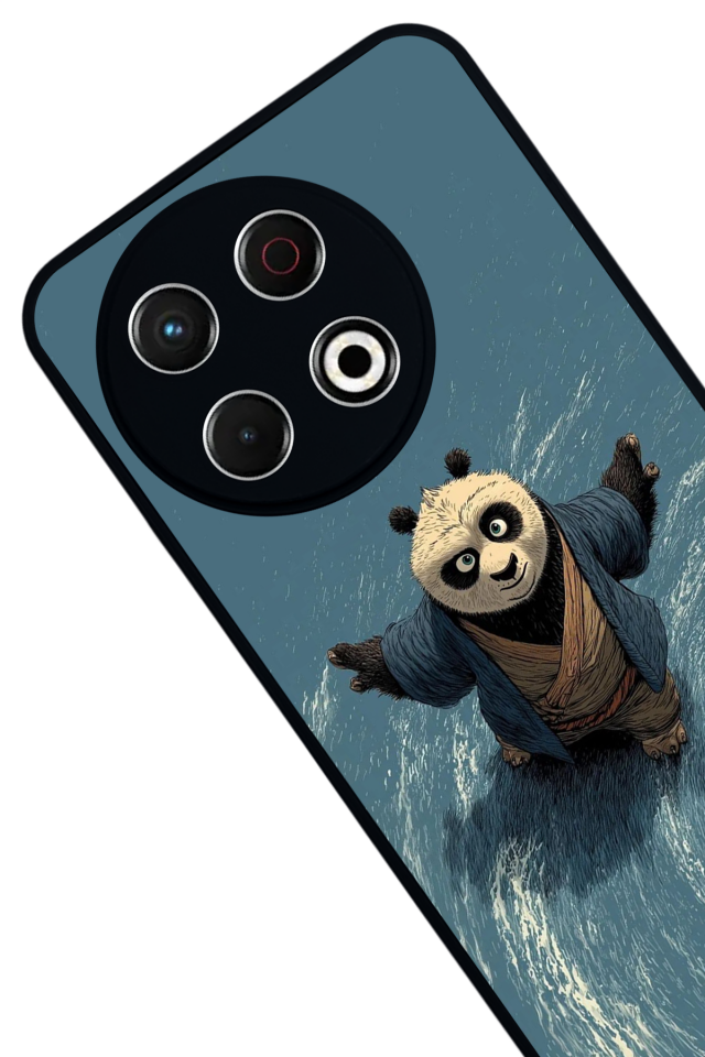 Tecno Spark 30 Pro Uyumlu Kung Fu Panda Tasarımlı Glossy Premium Kılıf