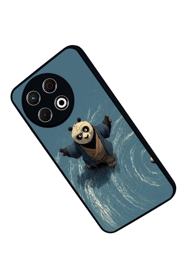 Tecno Spark 30 Pro Uyumlu Kung Fu Panda Tasarımlı Glossy Premium Kılıf