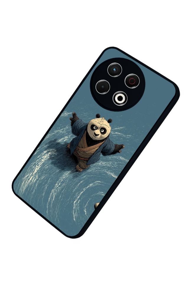 Tecno Spark 30 Pro Uyumlu Kung Fu Panda Tasarımlı Glossy Premium Kılıf