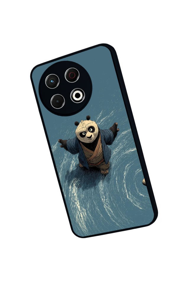Tecno Spark 30 Pro Uyumlu Kung Fu Panda Tasarımlı Glossy Premium Kılıf