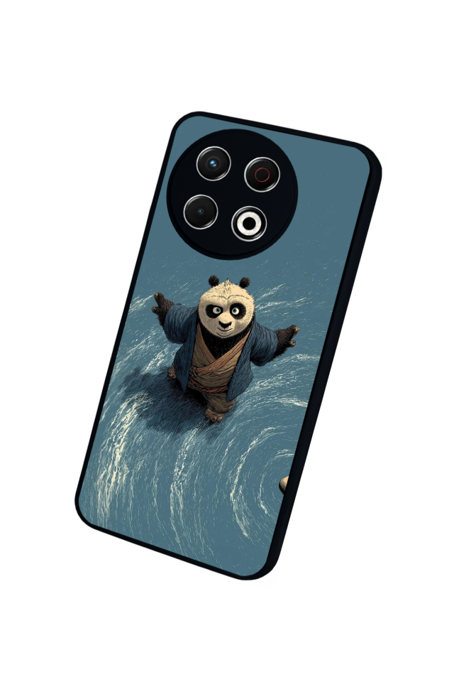 Tecno Spark 30 Pro Uyumlu Kung Fu Panda Tasarımlı Glossy Premium Kılıf
